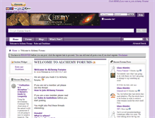 Tablet Screenshot of forum.alchemyforums.com